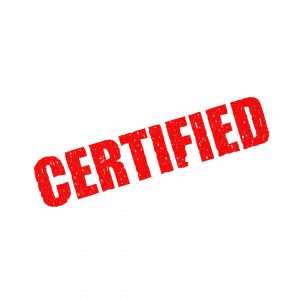 Le certificat d'authenticité peut être délivré par un expert