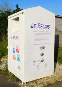 Les bornes relais récoltent vos vêtements