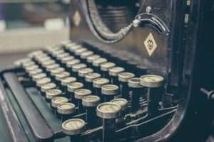 Que peut rapporter une machine à écrire ancienne ?